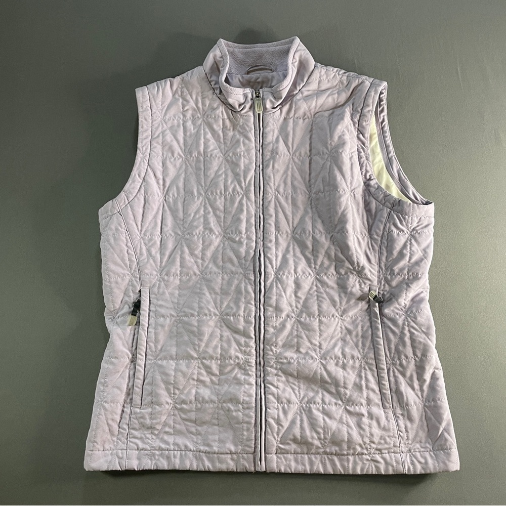adidas Women's Quilted Vest - Light Gray